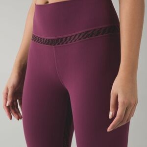 Lululemon align pant in red grape size 4 so rare and sought after